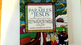 Flip Through of The Parables of Jesus Coloring Book