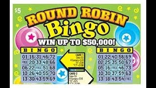 Omg my favorite arizona scratchers has just come out and bbq rando
loves to play the $5 "round robin bingo" ticket! up $50,000 jackpot
prize an...