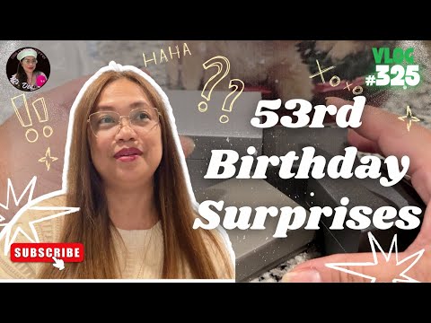 53rd Birthday SurpriseS! ❤️🎉 🤯🛎 #birthday #vlog #unboxing