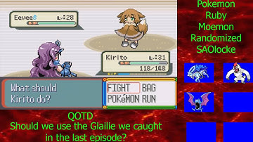 Pokemon Ruby Moemon Randomized SAOlocke Ep.10: Why The Gym Trainers?