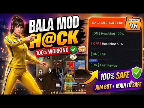 Bala Mod Panel | Bala Mod key / How to get Bala Mod free key | Free Fire panel / Free Fire hack
