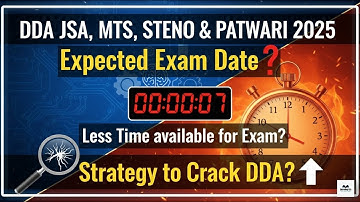 DDA Exam Date 2025 - Comparison with Previous Year