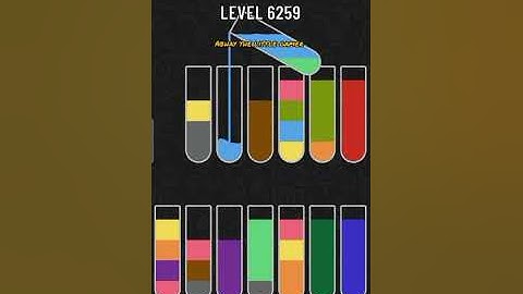 Water sort puzzle level 6259