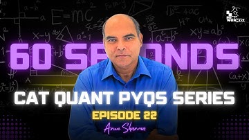 Episode 22:  CAT 2020 Slot 1 Geometry  Question Solved with a 60 Second Approach by Arun Sharma!