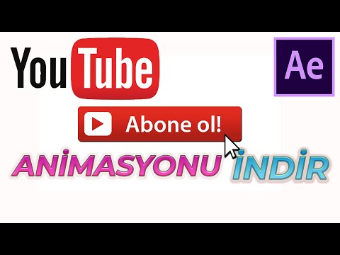 ÜCRETSİZ ABONE OL ANİMASYONU İNDİR  | After Effects Dersleri