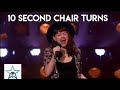 Fastest chair turns  the voice  talent reload