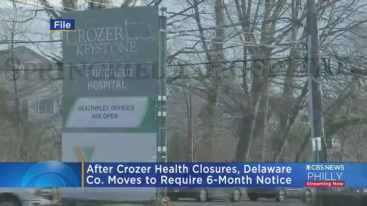 Delaware County Moves To Require Advance Notice For Hospitals Suspending Services