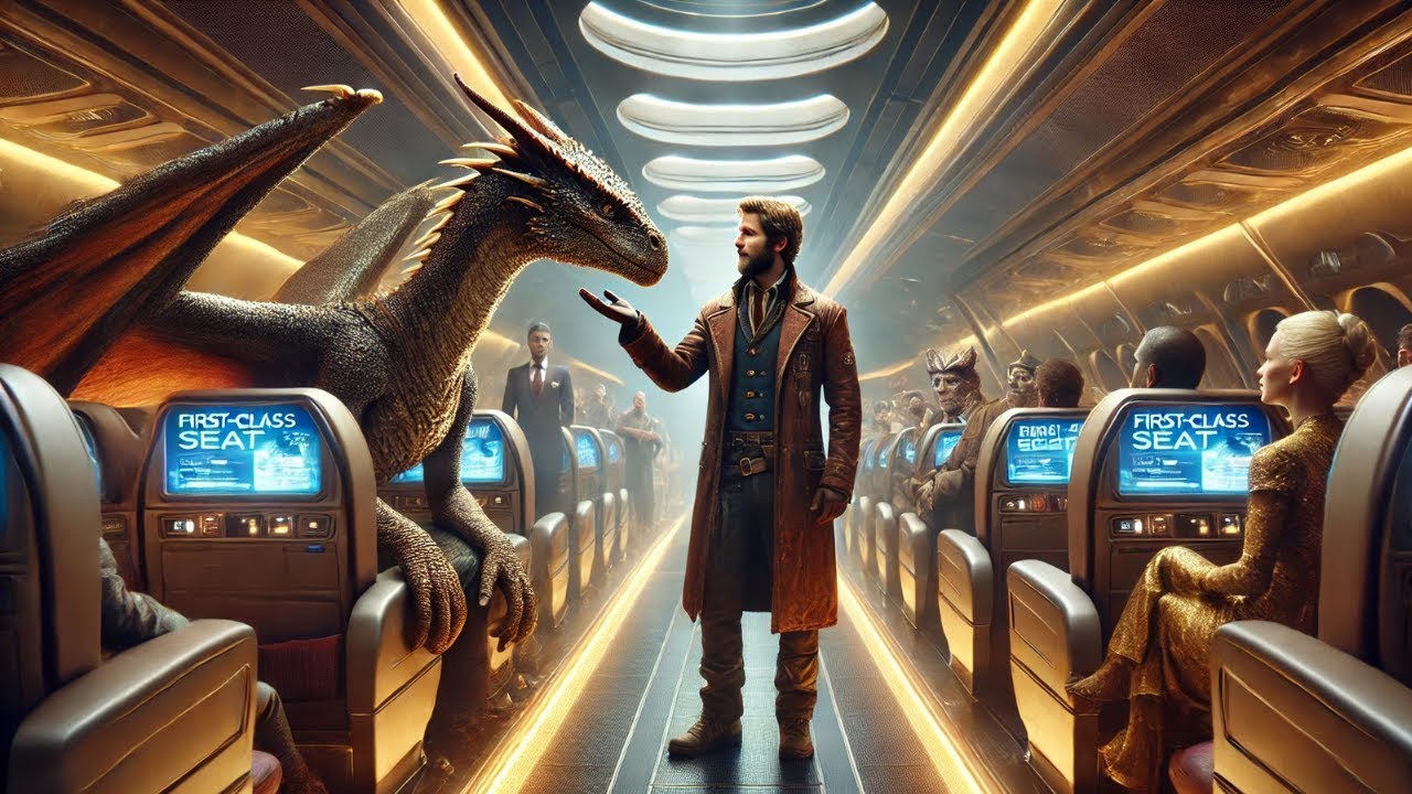 MENSCHLICHER MECHANIKER GIBT ERSTE-KLASSE-PLATZ AN DRACHENVETERAN – DANN PASSIERT DAS UNGLAUBLICHE