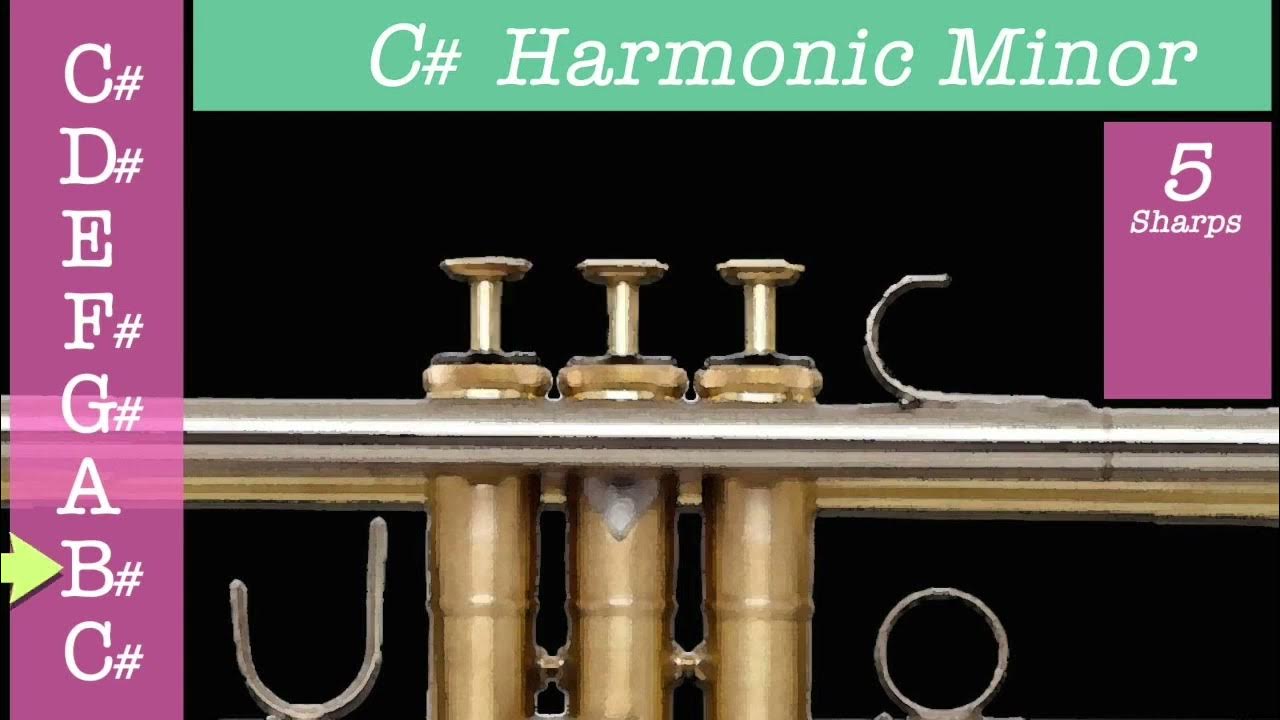(Trumpet Fingering) C Harmonic Minor Scale C Sharp Harmonic Minor