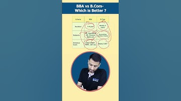 BBA vs BCom - Which is better?🤔#shorts