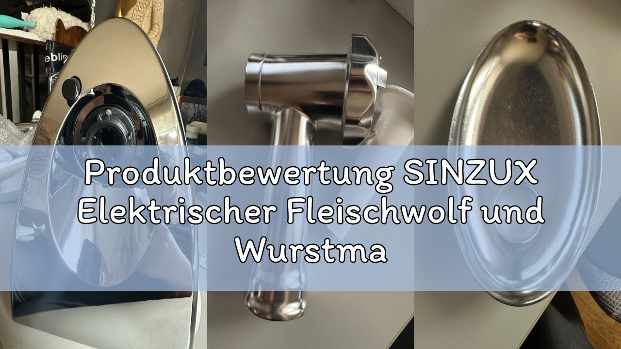 Produktbewertung SINZUX Elektrischer Fleischwolf und Wurstmacher, 2800 W Fleischwolf und Wurststecke