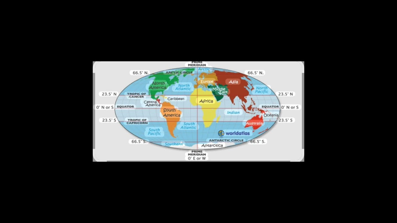  পৃথিবীর কাল্পনিক রেখা সমূহ 