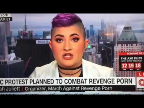 Leah Juliett Discussing Revenge Porn on CNN