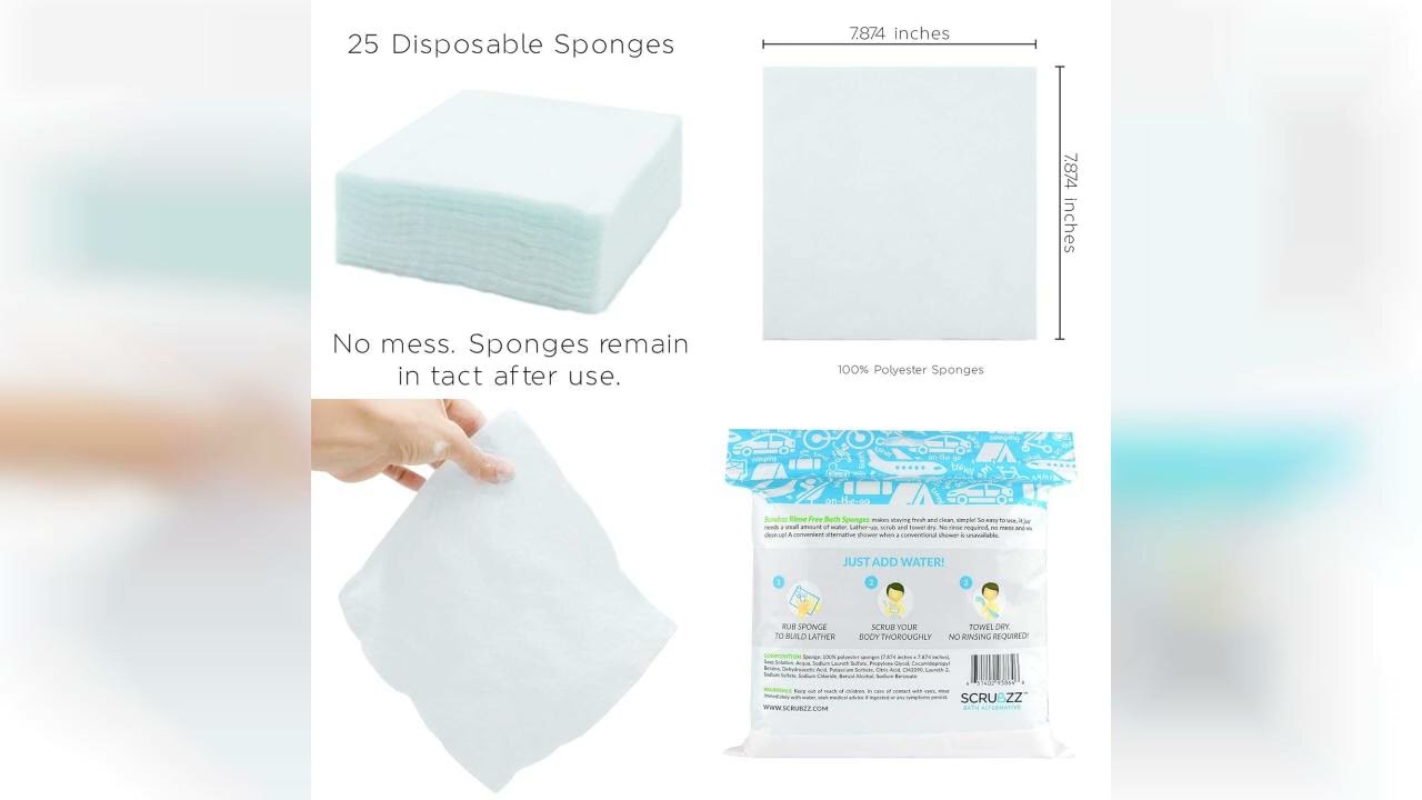 Review: Scrubzz Rinse-Free Bathing Wipes - Convenient Shower Solution - Buying Guide