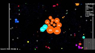 Agar.io 2~3W狐式示範(20k~30k Split running demonstration)#3 by 杀手(正評)