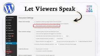 How to Enable Comments on WordPress (Feedback Portal)