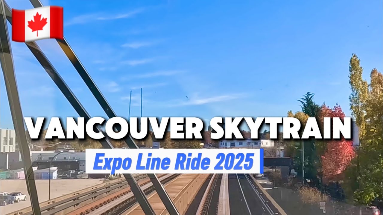 🇨🇦Ride Starts at Waterfront Station via Expo Line Vancouver Skytrain to Royal Oak Station 