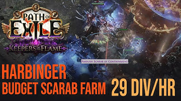 Poe 3 27 Harbinger budget scarab farm (29 Div/h)