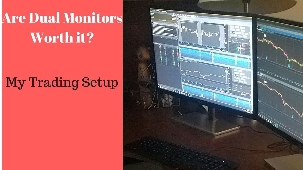 Are Dual Monitors Worth it? (My Trading Setup) Live Small Account Day Trading YouTube