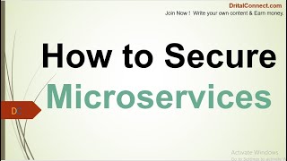 How to secure microservices | Microservices Security