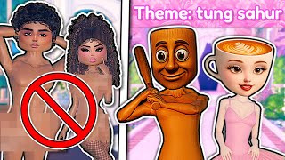 Buying BANNED DUO THEMES IN DRESS TO IMPRESS W/ My BOYFRIEND! 🚫 *GONE WRONG* FT. VALEKIS | Roblox