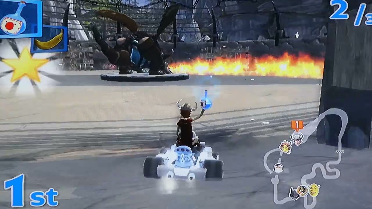 DreamWorks Super Star Kartz (PS3) Island of Berk