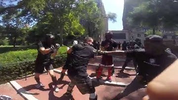 Krav Maga NYC - Fighting Up the Stairs Against Multiple Attackers
