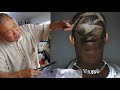 Black man goes to Chinese barber for a haircut, Barber does not speak any English !