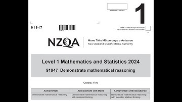 2024 NCEA Level 1 Mathematical Reasoning Speedrun