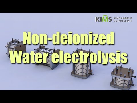 Non-deionized Water electroysis