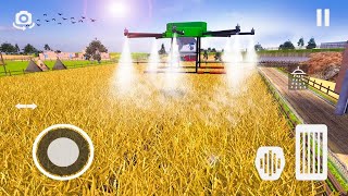 Real Tractor Farming Simulation 2021 Modern Farmer Android Games Driving Simulator Car Games screenshot 2