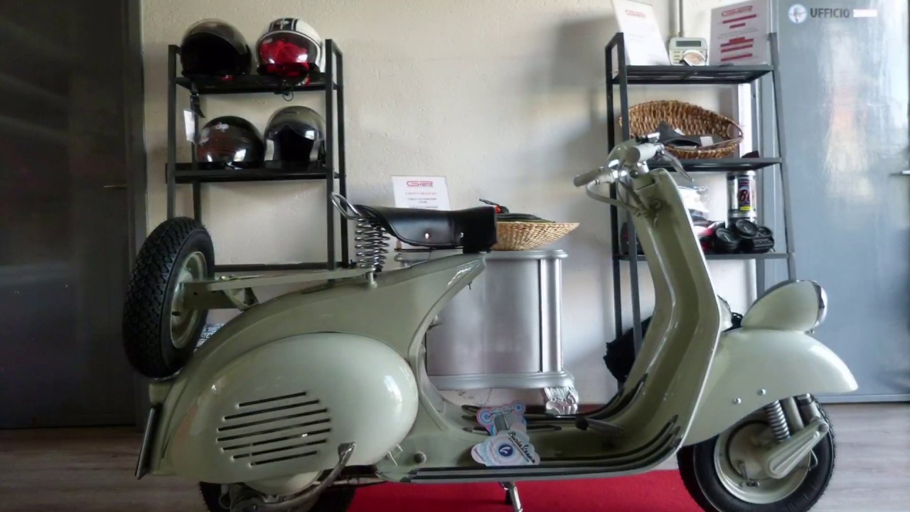 Vespa faro basso - YouTube