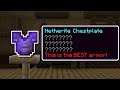What is the BEST ARMOR in Minecraft?