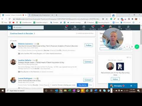 How to find people, Recruiters, & Hiring Managers on LinkedIn