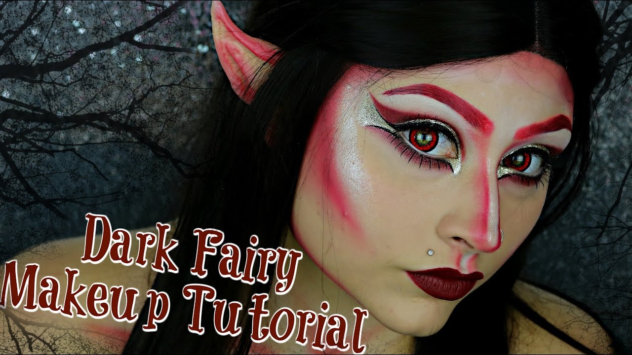 Fantasy Dark Fairy Halloween Makeup Tutorial Using ONLY Makeup