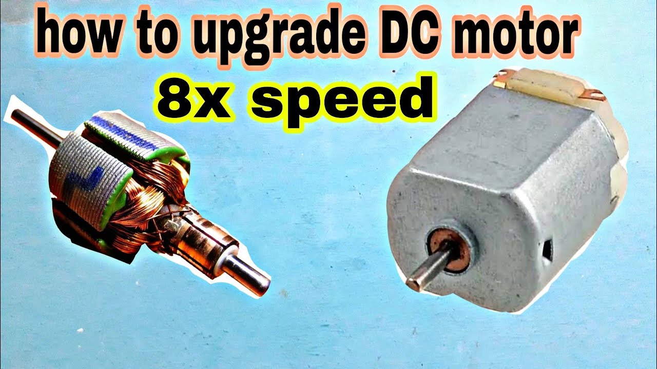 dc motor upgrade 8x speed/ DC motor ki speed ko kese bhadaye/ @ DK Art ...