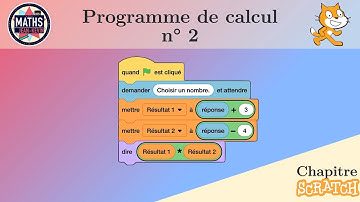 Scratch et programme de calcul 2