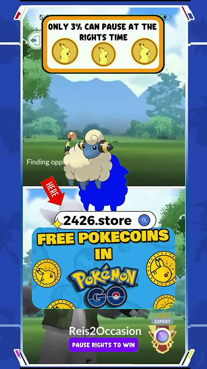 Free PokeCoins Pokemon GO all regions 2min #FreePokeCoins #Grind #Shorts #Daily #PokemonGO