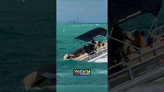 What happens when a Lake Boat visits Haulover Inlet! Wavy Boats