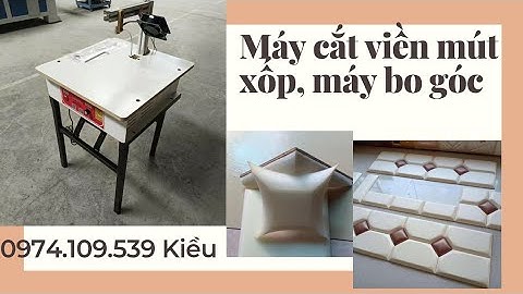 Máy cắt viền xốp dùng nhiệt #maycatvienbogocmutxop #maycatbogocmutxop