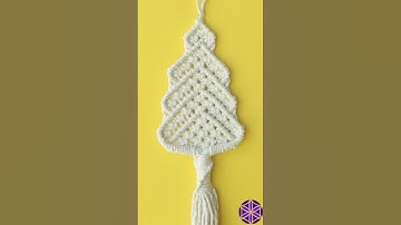 🎄Árvore de Natal em Macramê🎄Tutorial👆#macrame #natal #tutorialmacrame #macrametutorial