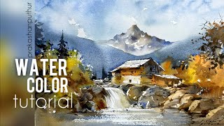 How easy it is to watercolor  | simple method for beginners  | prakashanputhur  screenshot 4