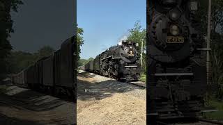 Nickel Plate Road 765 2-8-4 runs on the Indiana Northeastern Railroad.