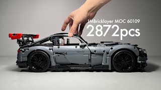 Building AMGGT Shadow MOC【ASMR】Scale Model Assembly Sound【No Music / No Talking】2872pcs