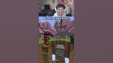 Minecraft rocket toss
