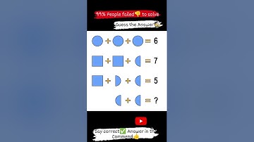 Math IQ test||Math Question||Math Puzzles||Math Braintest|| #maths #iqtest #braintest