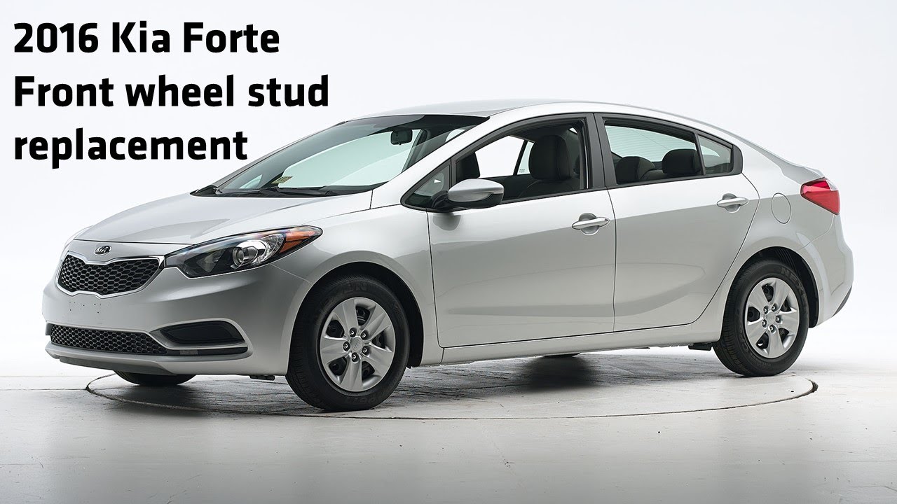 2016 Kia Forte front wheel stud replacement *without pulling the hub