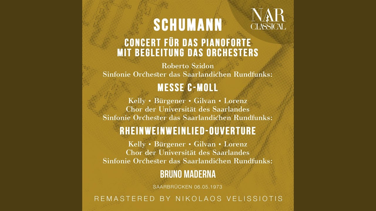 Messe in C Minor, Op. 147, IRS 96: "Sanctus (Langsam) - Pleni sun - Erstes Tempo " auf YouTube ansehen