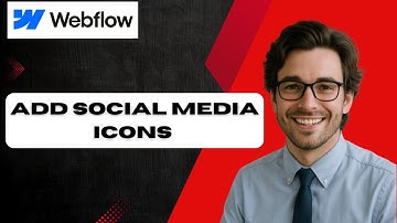 How To Add Social Media Icons On Webflow 2025! (full guide)