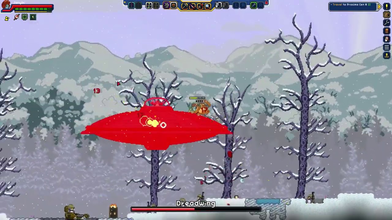 Starbound [Frackin Universe]: Mech v.s. Dreadwing